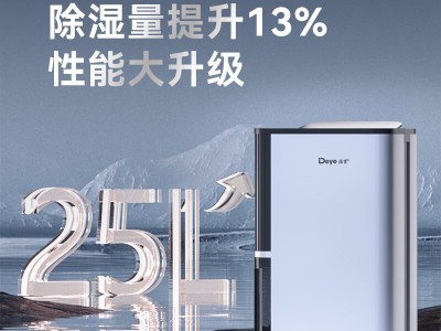 德業(yè)T22A3除濕機 大容量水箱+干衣模式 60-150㎡適用 梅雨季防潮神器